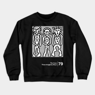 Three Imaginary Boys / Minimalist Style Artwork Crewneck Sweatshirt